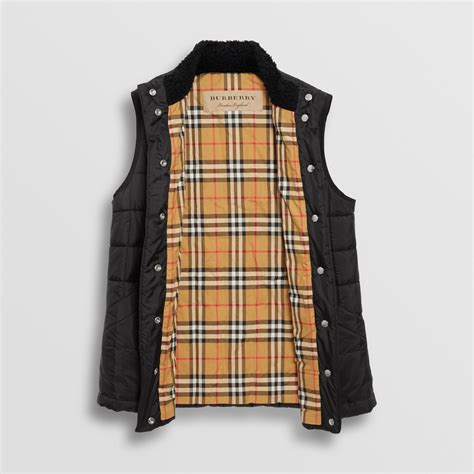 burberry women's gilets|burberry parka women's.